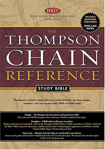 9780718008390: Thompson Chain Reference Study Bible: New King James Version, Black