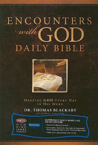 Imagen de archivo de Encounters with God Daily Bible: King James Version, Meeting God Every Day in His Word a la venta por Wonder Book