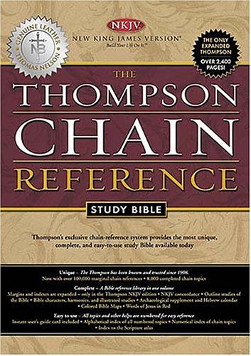 9780718008697: The Thompson Chain Reference Study Bible: New King James Version, Black Genuine Leather, Gilded Gold Page Edges