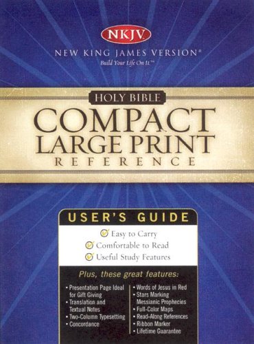 9780718008956: Compact Large Print Reference Bible-NKJV