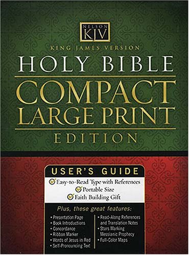 9780718008970: Holy Bible: King James Version, Black, Compact