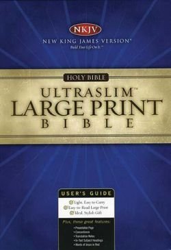 9780718009786: Large Print Ultraslim Bible-NKJV