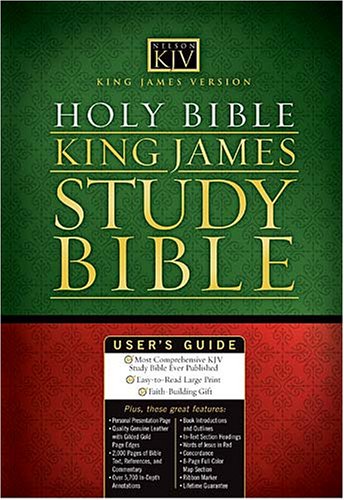 9780718013608: Holy Bible King James Study Guide Personal Size