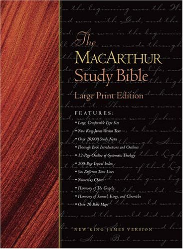 Imagen de archivo de The Macarthur Study Bible: Burgundy a la venta por Kimmies Collection