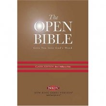 Stock image for Open Bible: New King James Version, Burgundy, Bonded Leather, Classic Edition Thomas Nelson for sale by Broad Street Books