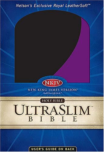 9780718015473: Holy Bible: New King James Version, Purple & Black, Leathersoft, Ultraslim