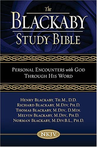 9780718016227: Blackaby Study Bible Black Bonded Leather: Personal Encounters With God Through His Word