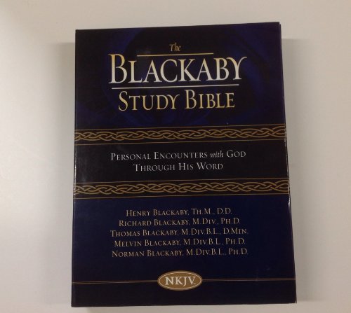 9780718016258: Blackaby Study Bible Black Genuine Leather: Personal Encounters With God Through His Word