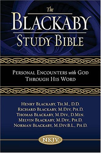 9780718016265: Blackaby Study Bible Black Genuine Leather: Personal Encounters With God Through His Word