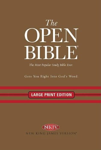 9780718019990: Open Bible-NKJV-Large Print