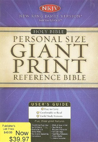 Stock image for Bib Nkjv Personal Size Giant Print Burgundy Bonded Indexed for sale by Idaho Youth Ranch Books