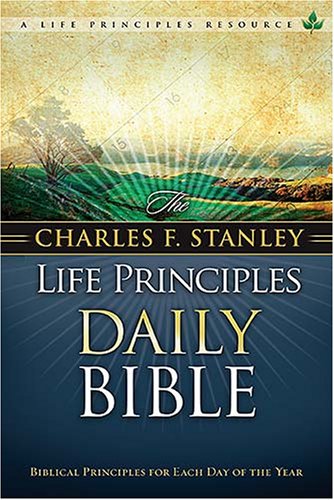 Imagen de archivo de The Charles F. Stanley Life Principles Daily Bible NKJV a la venta por Decluttr