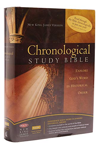 9780718020682: NKJV, Chronological Study Bible, Hardcover: Holy Bible, New King James Version