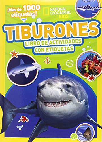 9780718021573: Tiburones: Libro de actividades con etiquetas (Spanish Edition)