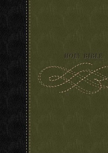 9780718024710: Holy Bible: King James Version, Black/Green LeatherSoft, Giant Print Reference, Personal Size