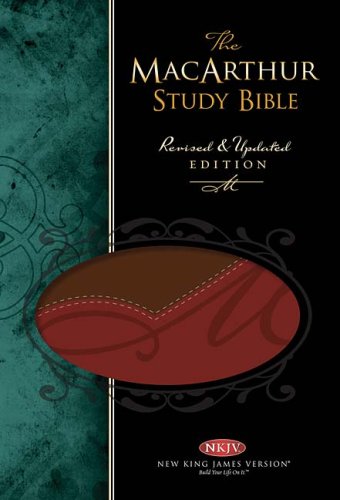 The Macarthur Study Bible New King James Version: Red Leathersoft - MacArthur, John