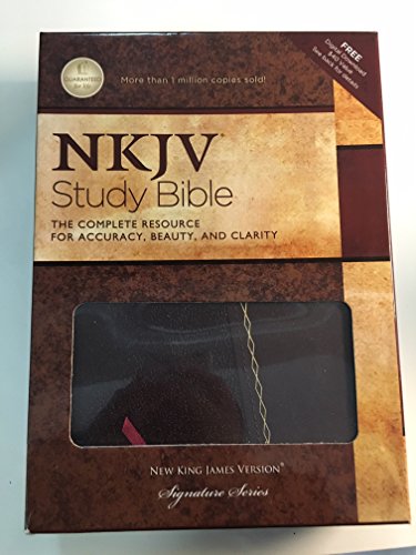 9780718025632: NKJV Study Bible: New King James Version, 2 Tone Burgundy, Study Bible