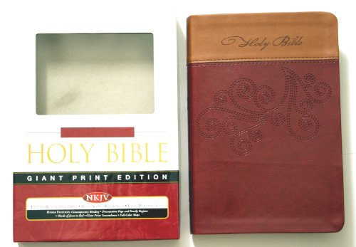 Imagen de archivo de Giant Print Reference Bible-NKJV a la venta por ThriftBooks-Atlanta
