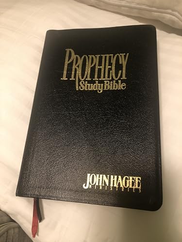 Stock image for Prophecy Study Bible NKJV (John Hagee) Black Bonded Leather for sale by HPB-Emerald