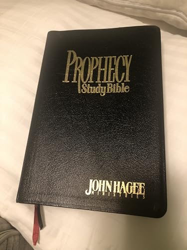 Stock image for Prophecy Study Bible NKJV (John Hagee) Black Bonded Leather for sale by Front Cover Books