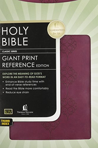 9780718038014: Holy Bible: King James Version, Deep Rose Leathersoft, Giant Print Reference