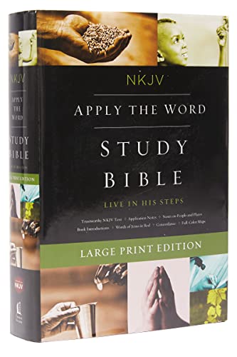 Nkjv Apply the Word Study Bible Hardcover Red L Format: Hardcover