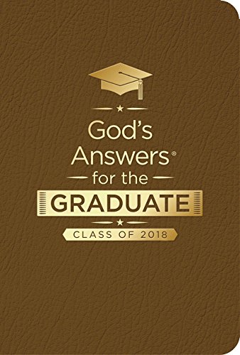 Beispielbild fr God's Answers for the Graduate: Class of 2018 - Brown NKJV : New King James Version zum Verkauf von Better World Books