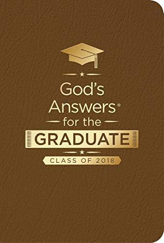 Stock image for God's Answers for the Graduate: Class of 2018 - Brown NKJV : New King James Version for sale by Better World Books