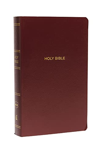 Beispielbild fr NKJV, Gift and Award Bible, Leather-Look, Burgundy, Red Letter, Comfort Print zum Verkauf von Blackwell's