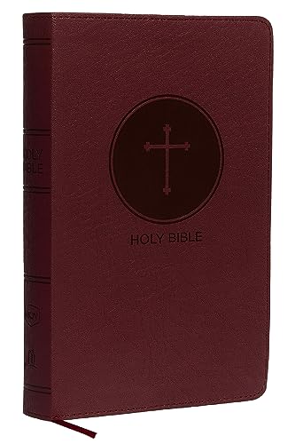 Stock image for NKJV, Deluxe Gift Bible, Imitation Leather, Burgundy, Red Letter Edition for sale by International Bookstore