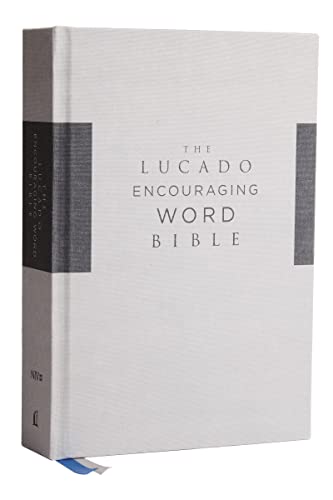 Beispielbild fr NIV, Lucado Encouraging Word Bible, Cloth over Board, Gray, Comfort Print: Holy Bible, New International Version zum Verkauf von BooksRun
