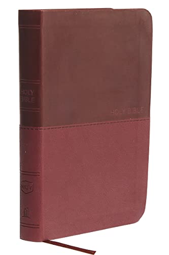 

NKJV, Value Thinline Bible, Compact, Leathersoft, Burgundy, Red Letter, Comfort Print: Holy Bible, New King James Version
