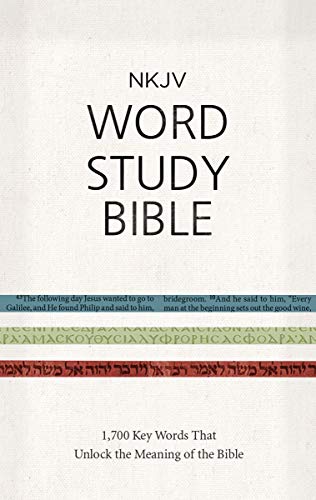 9780718076566: NKJV Word Study Bible, Hardcover, Red Letter: 1,700 Key Words that Unlock the Meaning of the Bible
