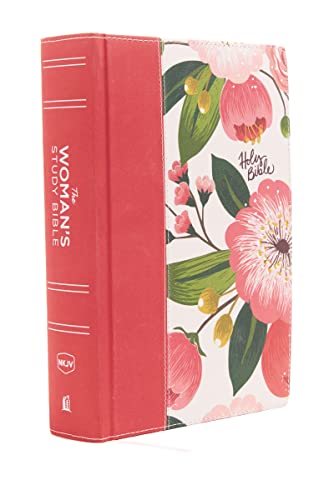 Stock image for NKJV, The Womans Study Bible, Cloth over Board, Pink Floral, Red Letter, Full-Color Edition: Receiving Gods Truth for Balance, Hope, and Transformation for sale by Big River Books