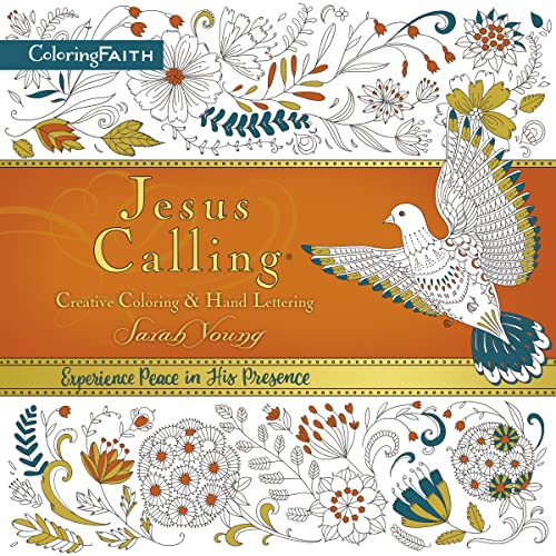 9780718091262: Jesus Calling Adult Coloring Book: Creative Coloring and Hand Lettering