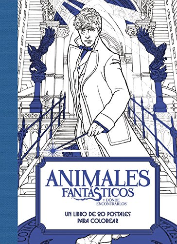 Beispielbild fr Animales fantsticos y dnde encontrarlos: Un libro de 20 postales para colorear zum Verkauf von BookHolders