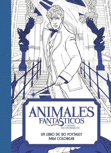 Stock image for Animales fantsticos y dnde encontrarlos: Un libro de 20 postales para colorear for sale by BookHolders