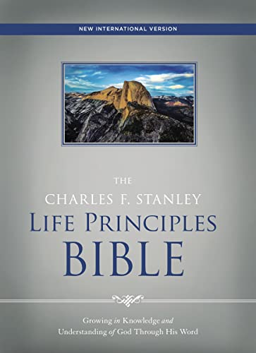 Imagen de archivo de NIV, The Charles F. Stanley Life Principles Bible, Hardcover: Holy Bible, New International Version a la venta por Heisenbooks