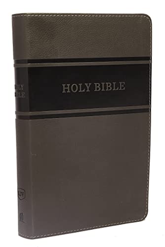 Beispielbild fr KJV Holy Bible: Deluxe Gift, Gray Leathersoft, Red Letter, Comfort Print: King James Version zum Verkauf von Red's Corner LLC