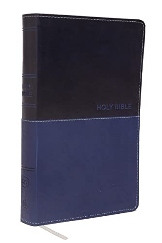 9780718097851: KJV Holy Bible: Deluxe Gift, Blue Leathersoft, Red Letter, Comfort Print: King James Version