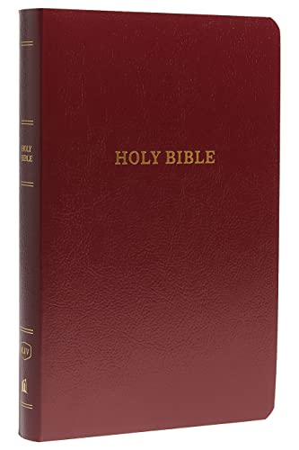 9780718097875: KJV, Gift and Award Bible, Leather-Look, Burgundy, Red Letter, Comfort Print: Holy Bible, King James Version