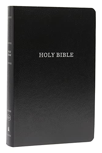 9780718097905: KJV Holy Bible: Gift and Award, Black Leather-Look, Red Letter, Comfort Print: King James Version