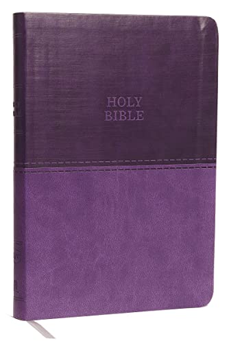 Stock image for KJV, Value Thinline Bible, Large Print, Imitation Leather, Purple, Red Letter Edition for sale by Kennys Bookstore