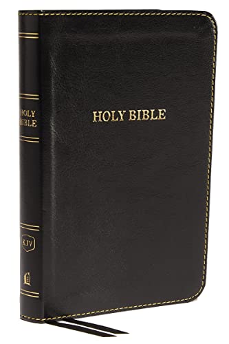 Stock image for KJV, Thinline Bible, Compact, Imitation Leather, Black, Red Letter Edition for sale by Kennys Bookstore