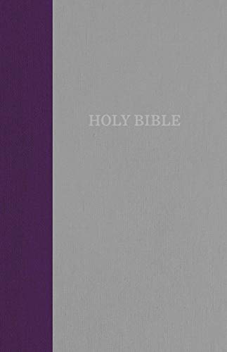 Beispielbild fr KJV, Thinline Bible, Cloth over Board, Purple/Gray, Red Letter Edition, Comfort Print: Holy Bible, King James Version zum Verkauf von HPB-Ruby