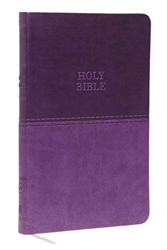 Beispielbild fr KJV, Value Thinline Bible, Leathersoft, Purple, Red Letter, Comfort Print: Holy Bible, King James Version zum Verkauf von HPB-Diamond
