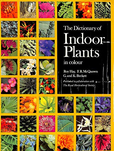Beispielbild fr Dictionary of Indoor Plants in Colour zum Verkauf von AwesomeBooks
