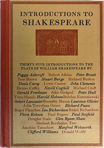 Introductions to Shakespeare Being the Introductions to the Individual Plays in the Folio Society...