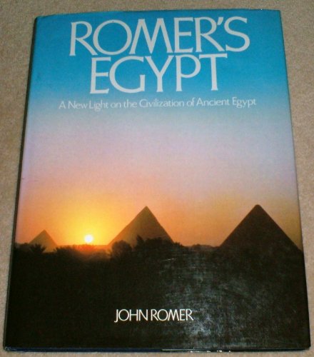 Stock image for Romer's Egypt for sale by WorldofBooks
