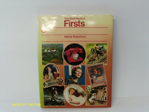 Stock image for THE SHELLBOOK OF FIRSTS for sale by BOOK COLLECTORS GALLERY